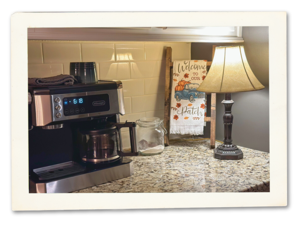 How to Build Family Stations That Make Mom-Life Easier - Coffee and Tea Station 