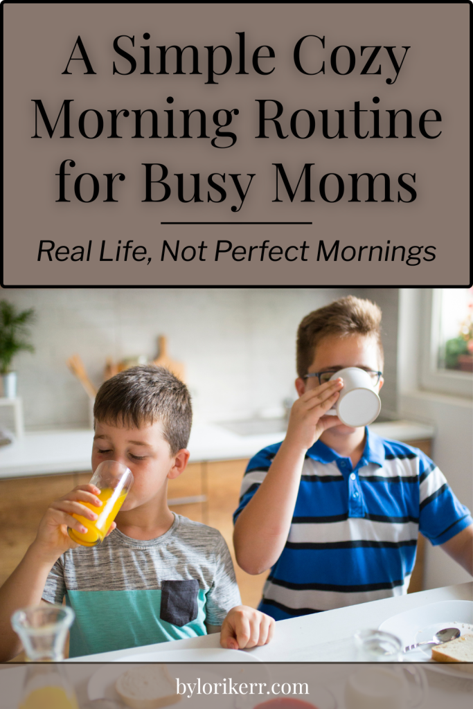 A Simple Cozy Morning Routine for Busy Moms